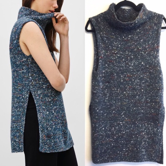 ARITZIA Wilfred Durandal Sweater Blue Speck S